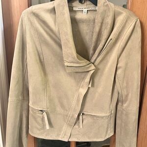 Max Studio Suede Jacket. Size Small. Very soft.